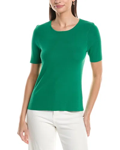 Tahari Asl Sweater Top In Green