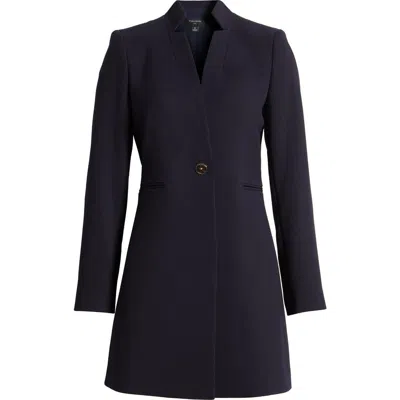 Tahari Asl Twill Topper In Navy