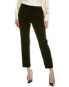 Tahari Asl Darted Ponte Pant In Black