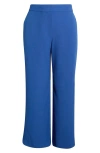 Tahari Asl Wide Leg Pants In Blue