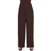 Tahari Asl Wide Leg Pants In Brown