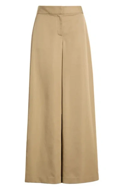 Tahari Asl Wide Leg Pants In Brown