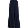 Tahari Asl Wide Leg Pants In Deep Navy