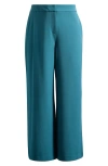 Tahari Asl Wide Leg Pants In Eucalyptus