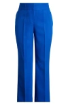 Tahari Asl Plus Size Ponte Mid-rise Front-seamed Pants In New Royal