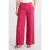 Tahari Asl Wide Leg Pants In Raspberry