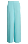 Tahari Asl Wide Leg Pants In Turquoise