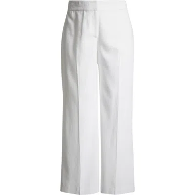 Tahari Asl Wide Leg Pants In White