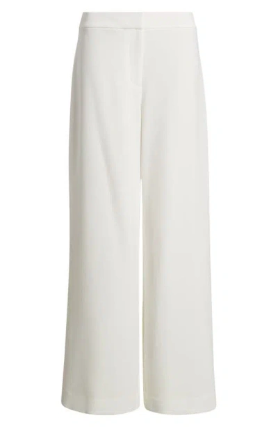 Tahari Asl Wide Leg Pants In White