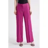 Tahari Asl Wide Leg Pants In Wild Berry