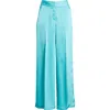Tahari Asl Women's Mid-rise Wide-leg Career Pants In Turquoise