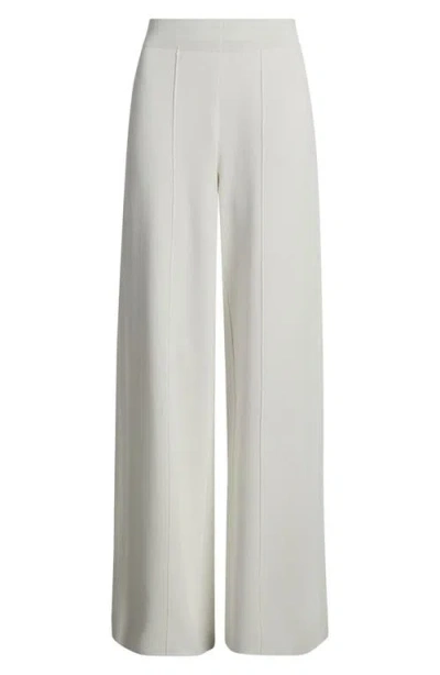 Tahari Asl Wide Leg Sweater Pants In Neutral