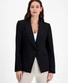 Tahari Asl Peak Lapel Jacket In Black