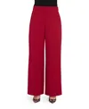 Tahari Asl Wide Leg Pants In Red