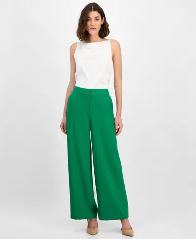 Tahari Asl Women's Mid-rise Wide-leg Pants, Regular & Petite In Multi
