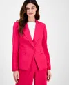 Tahari Asl One Button Blazer In Rasberry