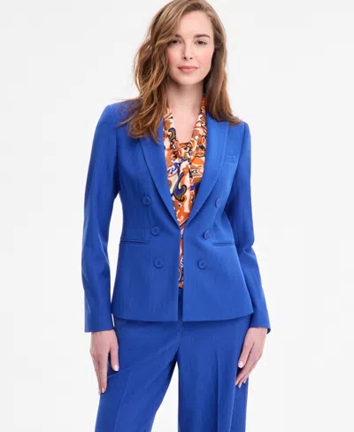 Tahari Asl Women's Peak Lapel Clasp Blazer