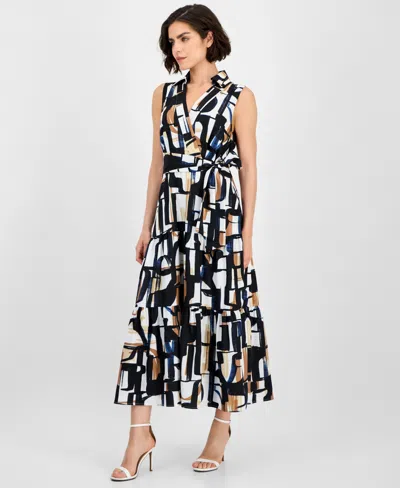 Tahari Asl Women's Printed Shirtdress