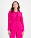 Tahari Asl One Button Blazer In Shocking P