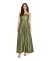 Tahari Asl Women's Sleeveless Ball Gown In Burgundy