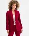 Tahari Asl Women's Velvet Single-button Blazer In Multi