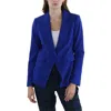 Tahari Asl Womens Crepe Point Lapel One-button Blazer