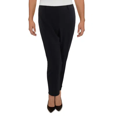 Tahari Asl Womens High Rise Office Straight Leg Pants