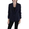 Tahari Asl Notched Two-button Blazer In Blue