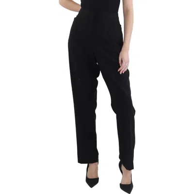 Tahari Asl Womens Mid Rise Business Dress Pants In Black