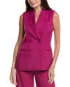 Tahari Asl Woven Vest