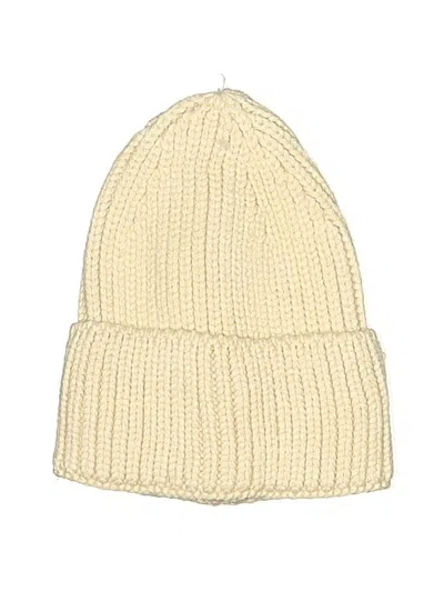 Pre-owned Tahari Beanie Hat In Ivory