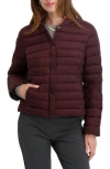 Tahari Bee Puffer Jacket In Red