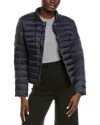 Tahari Bee Short Puffer Jacket In Blue