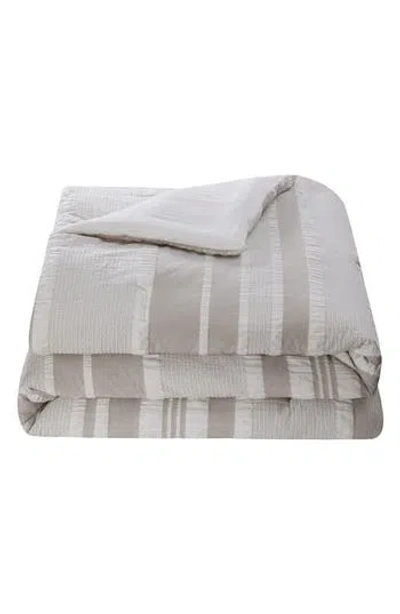 Tahari Black Label Ella 3-piece Comforter Set In White/taupe