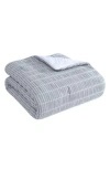 Tahari Black Label Ivy Cotton 3-piece Comforter Set In Blue