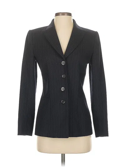 Pre-owned Tahari Blazer Jacket In Black