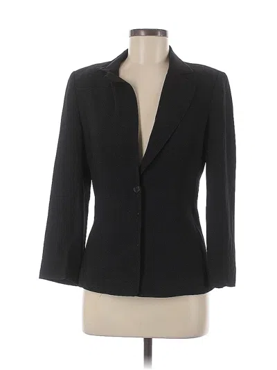 Pre-owned Tahari Blazer Jacket In Black