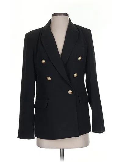 Pre-owned Tahari Blazer Jacket In Black