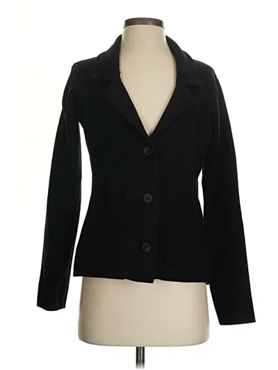 Pre-owned Tahari Blazer Jacket In Black