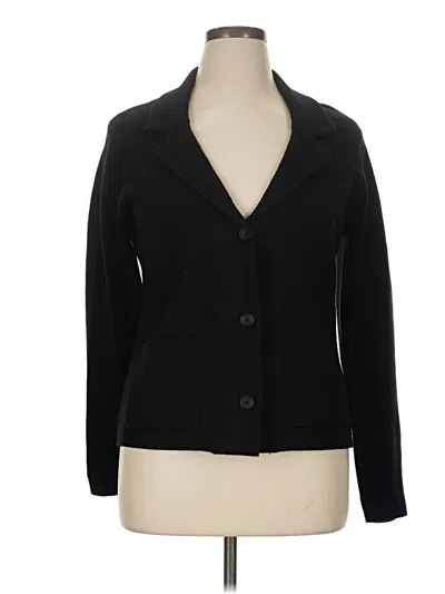 Pre-owned Tahari Blazer Jacket In Black