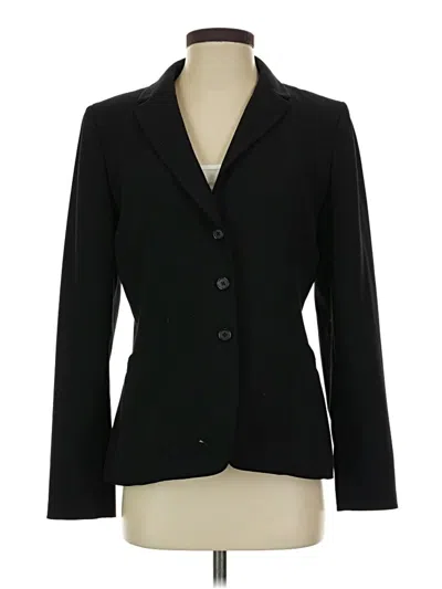 Pre-owned Tahari Blazer Jacket In Black