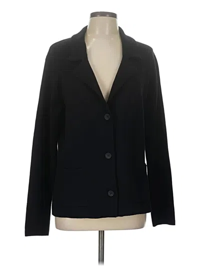 Pre-owned Tahari Blazer Jacket In Black