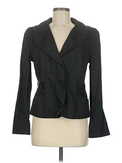 Pre-owned Tahari Blazer Jacket In Black