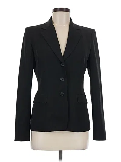 Pre-owned Tahari Blazer Jacket In Black