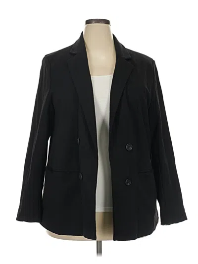 Pre-owned Tahari Blazer Jacket In Black