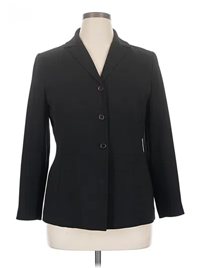 Pre-owned Tahari Blazer Jacket In Black