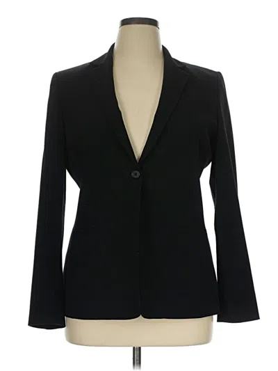 Pre-owned Tahari Blazer Jacket In Black