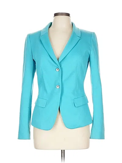 Pre-owned Tahari Blazer Jacket In Blue