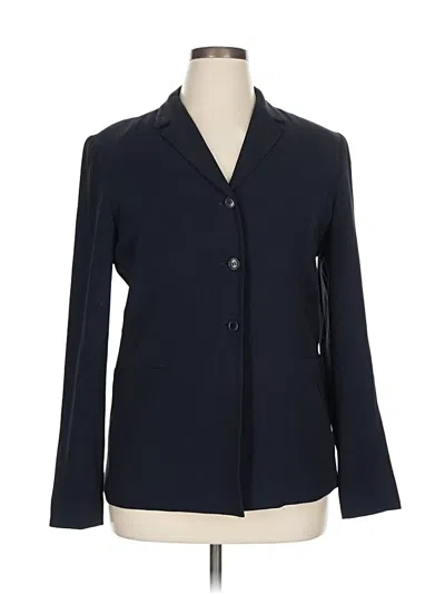 Pre-owned Tahari Blazer Jacket In Blue