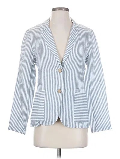 Pre-owned Tahari Blazer Jacket In Blue